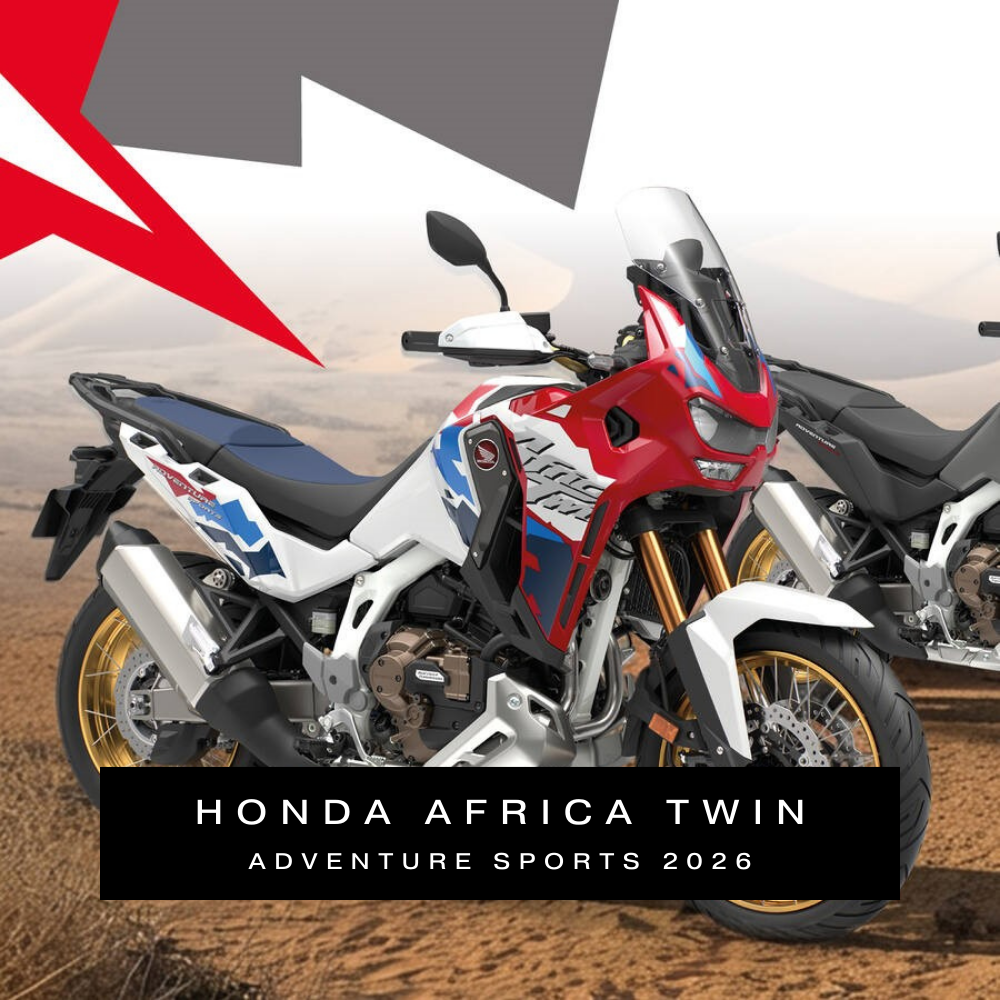 Honda Africa Twin Adventure Sports 2026 - akcesoria ochronne gotowe na długie wyprawy